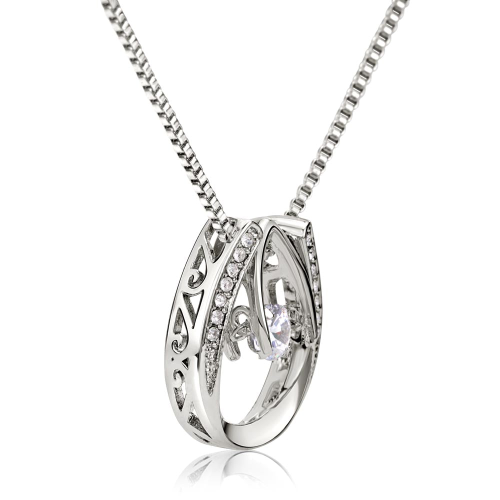 Collar MIKORA Lucky in Love Edición: "Mi Mayor Tesoro" – Regalo de Suerte y Orgullo para Hija | Oro 14K y Cristal de la Fortuna