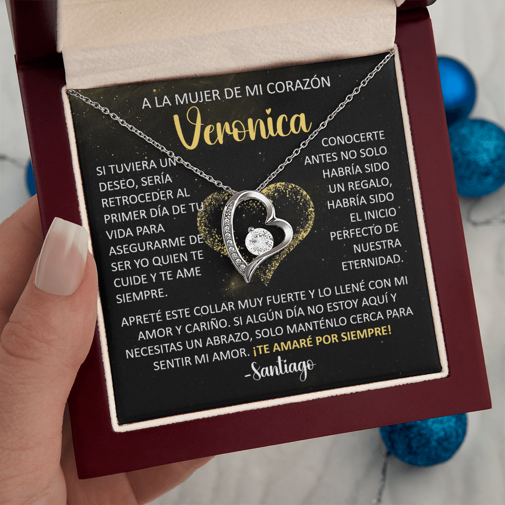MIKORA Collar Forever Love: "Desearía haberte conocido antes" (Acabado en Oro de 14q-18q)