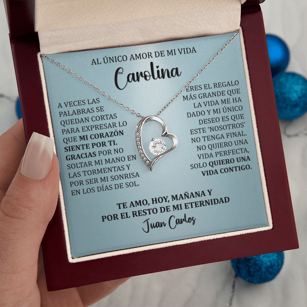 Collar Forever Love: Edición "Mi Destino Eres Tú" (Acabado en Oro de 14q-18q)