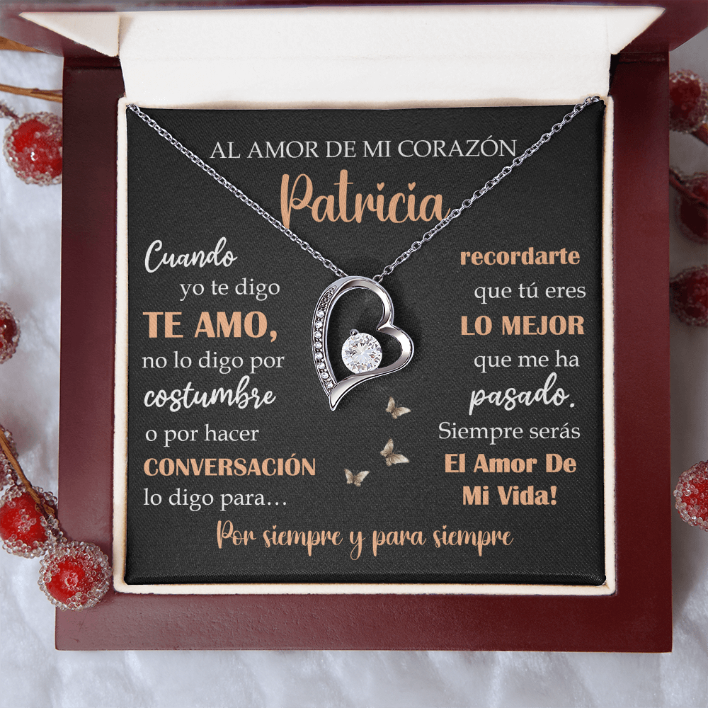 Collar Mikora Forever Love: "Cuando yo te digo te amo" (Acabado en Oro de 14q - 18q)