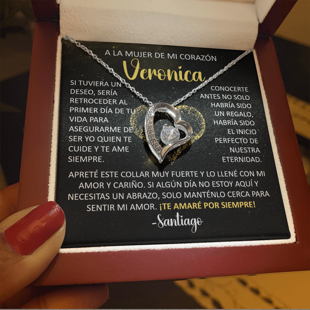 MIKORA Collar Forever Love: "Desearía haberte conocido antes" (Acabado en Oro de 14q-18q)