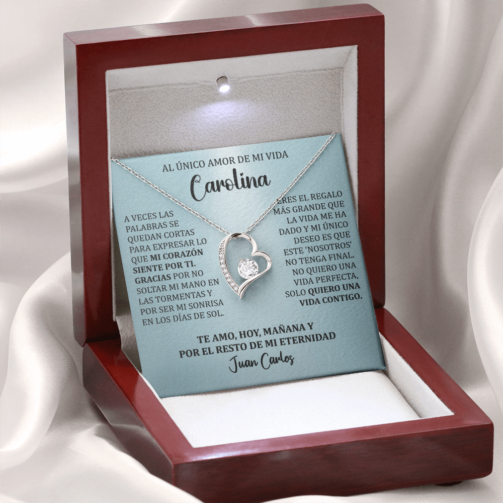 Collar Forever Love: Edición "Mi Destino Eres Tú" (Acabado en Oro de 14q-18q)