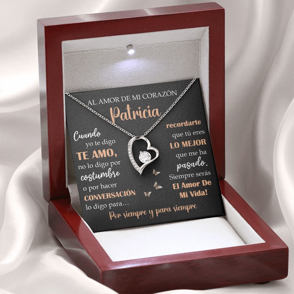 Collar Mikora Forever Love: "Cuando yo te digo te amo" (Acabado en Oro de 14q - 18q)