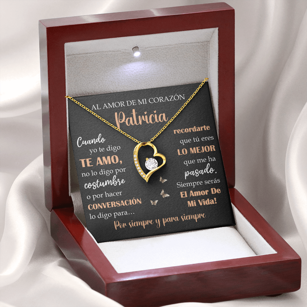 Collar Mikora Forever Love: "Cuando yo te digo te amo" (Acabado en Oro de 14q - 18q)