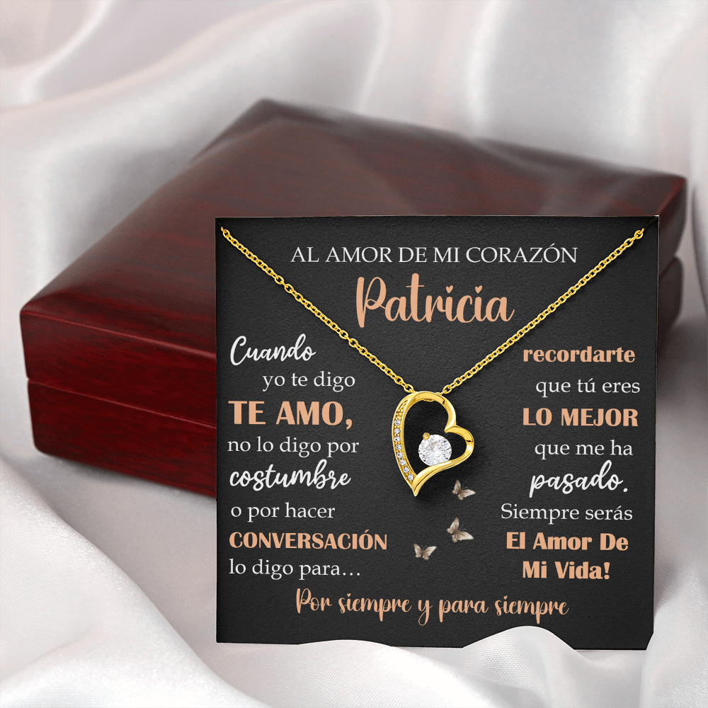 Collar Mikora Forever Love: "Cuando yo te digo te amo" (Acabado en Oro de 14q - 18q)