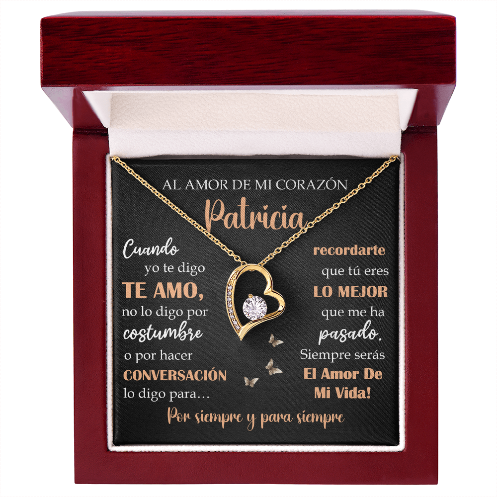Collar Mikora Forever Love: "Cuando yo te digo te amo" (Acabado en Oro de 14q - 18q)