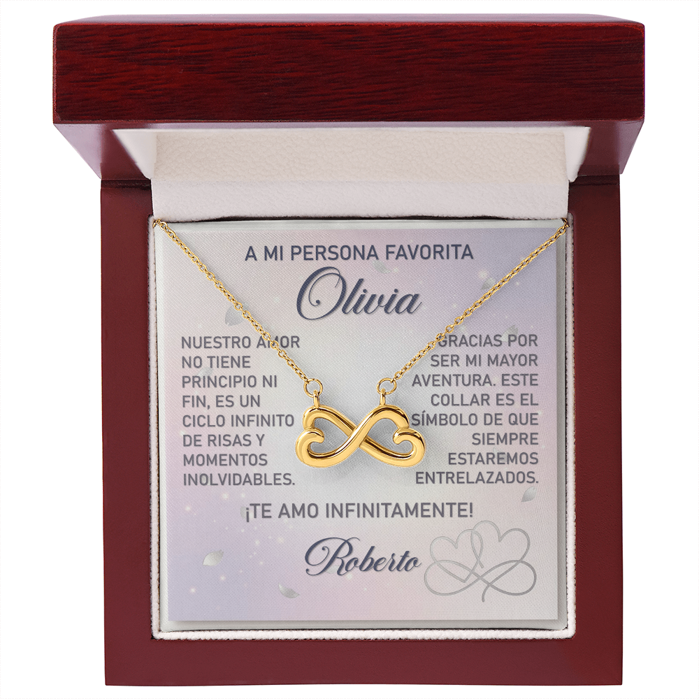 Collar MIKORA Endless Love (Corazones Infinitos) Edición: "Eterno Principio" - Regalo para Novia ♾️✨