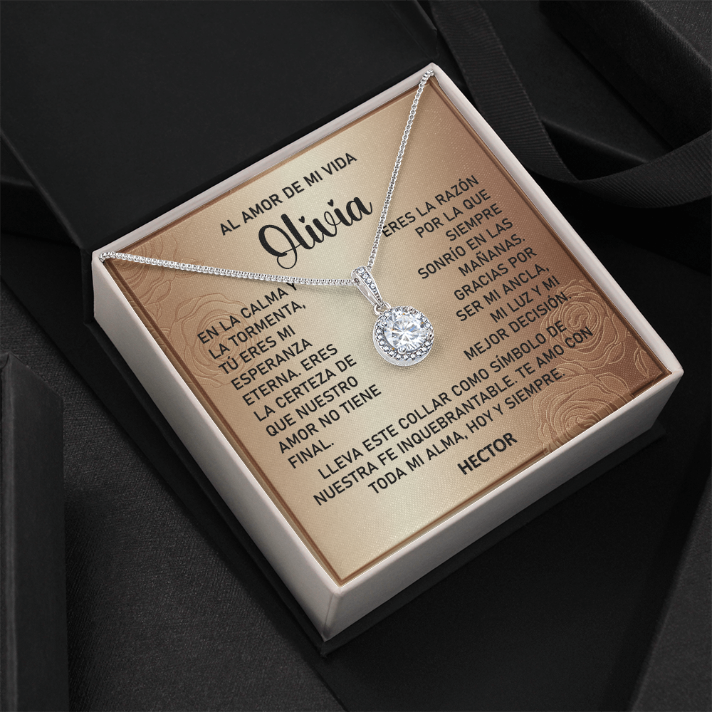 Collar MIKORA Eternal Hope Edición: "Ancla de Esperanza" – Regalo de Fe y Amor Eterno para el Amor de mi Vida | Oro de 14K y Circonia