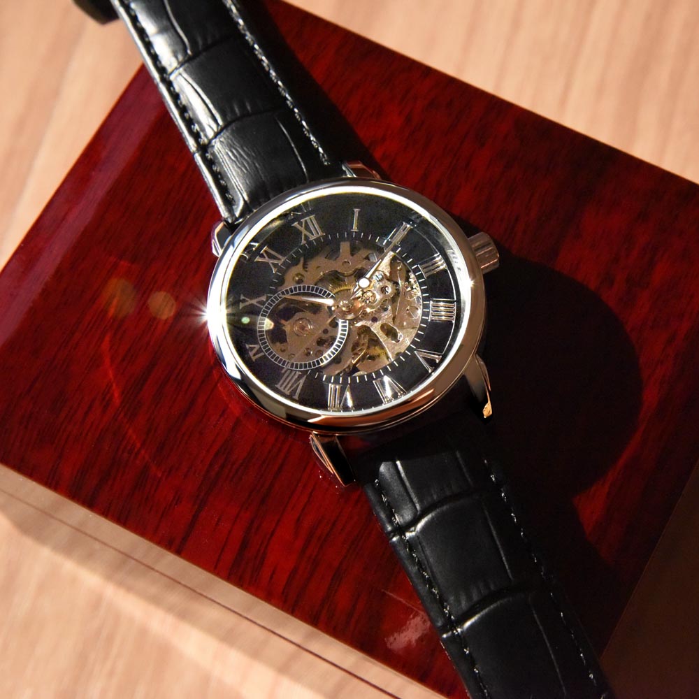 ⌚ Reloj Mikora Men's Openwork Watch: El Tiempo de un Padre | Edición de Lujo "Gracias Papá"