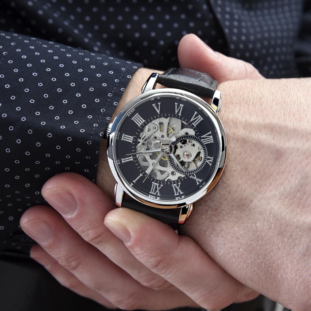 ⌚ Reloj Mikora Men's Openwork Watch: El Tiempo de un Padre | Edición de Lujo "Gracias Papá"