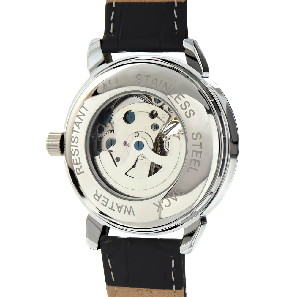 ⌚ Reloj Mikora Men's Openwork Watch: El Tiempo de un Padre | Edición de Lujo "Gracias Papá"