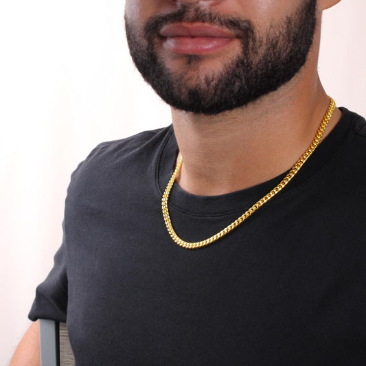 Cuban Link Chain: El Lazo de un Padre | Regalo para Papá