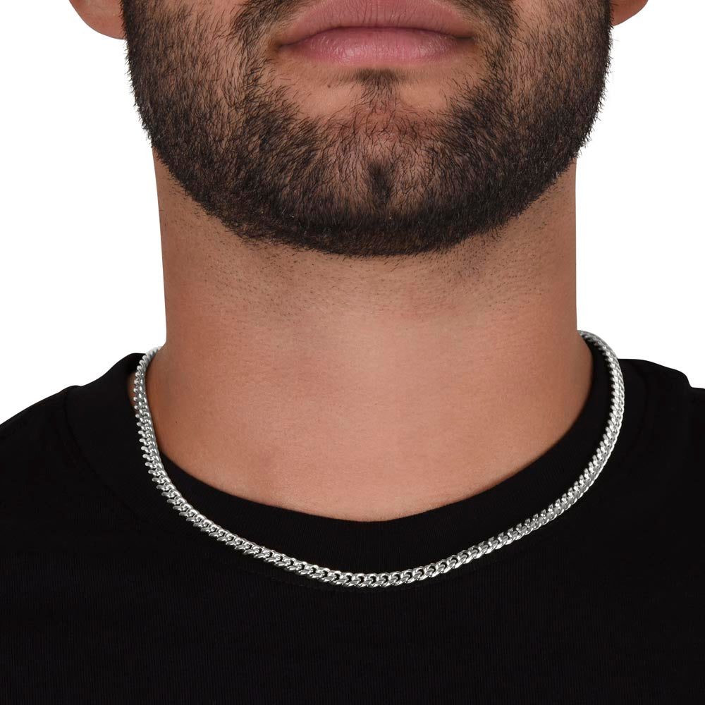 Cuban Link Chain: El Lazo de un Padre | Regalo para Papá