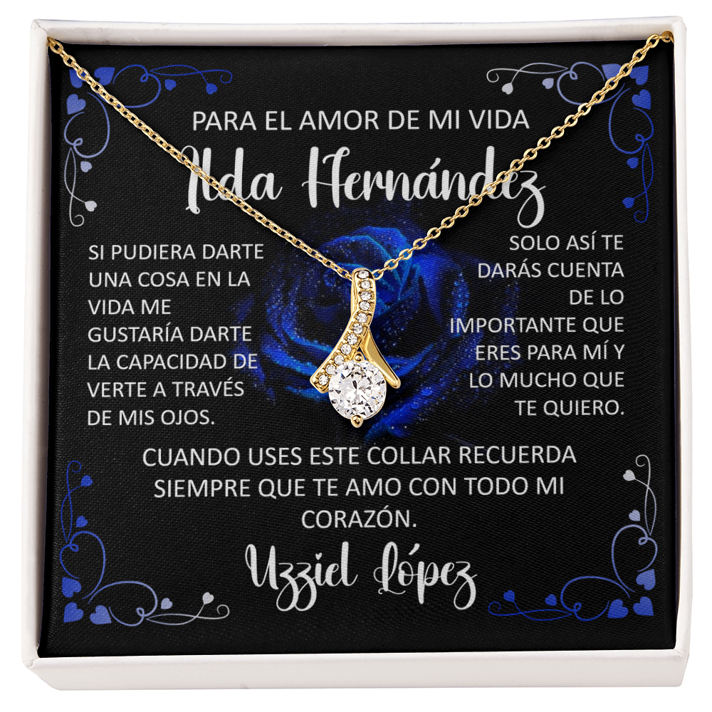 Collar Mikora Alluring Beauty Para El Amor De Mi Vida - Edición: "Si Pudiera Darte Una Cosa En La Vida"