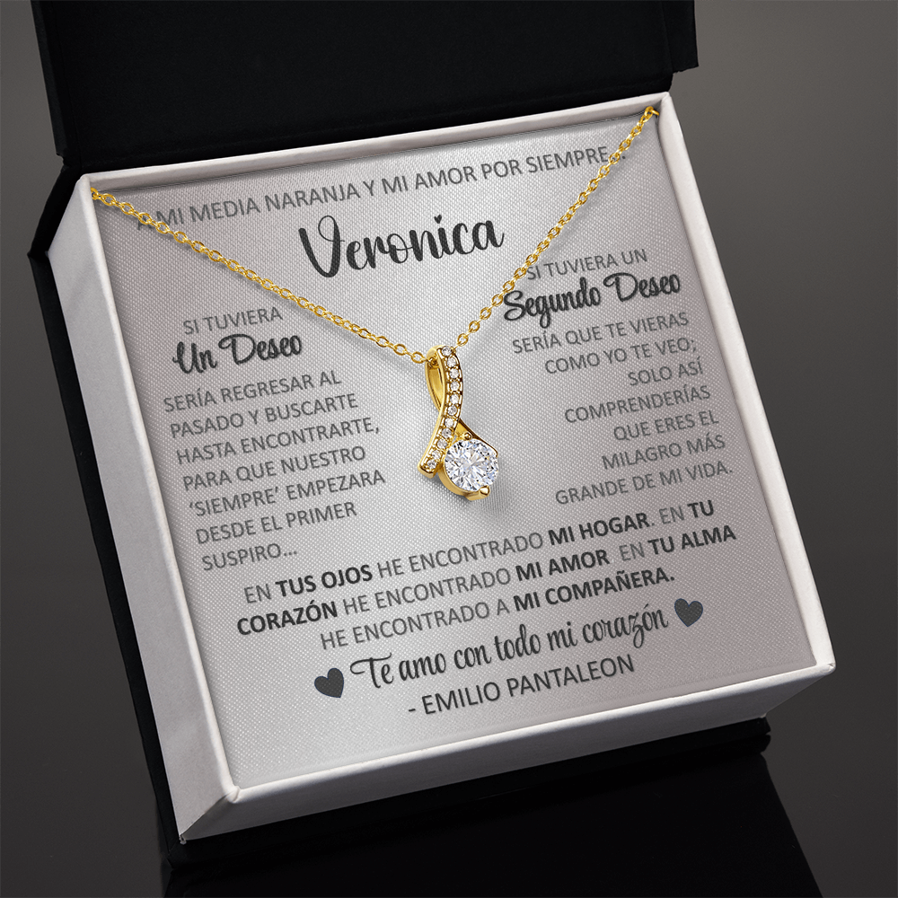 Collar MIKORA Aluring Beauty Edición: "El Milagro de Mi Vida" MIKORA – Joyería Romántica para Mi Media Naranja | Oro de 14K / 18K