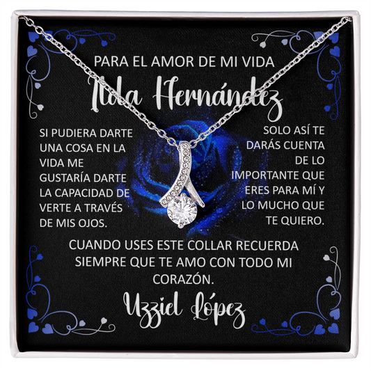 Collar Mikora Alluring Beauty Para El Amor De Mi Vida - Edición: "Si Pudiera Darte Una Cosa En La Vida"