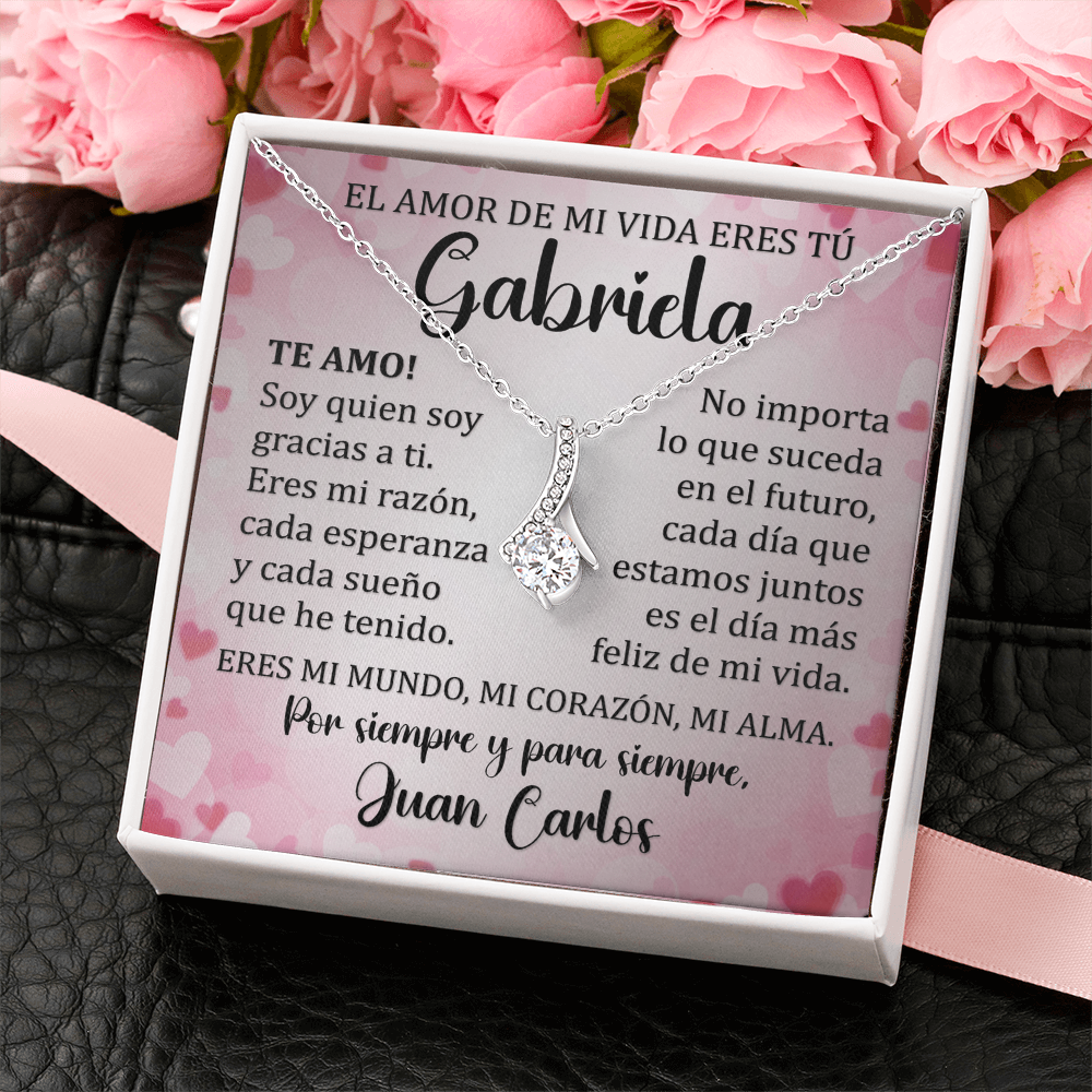 Collar Mikora Alluring Beauty Edición: "Mi Razón de Ser" – Joyería de Lujo con Mensaje de Devoción | Oro de 14K | 18K