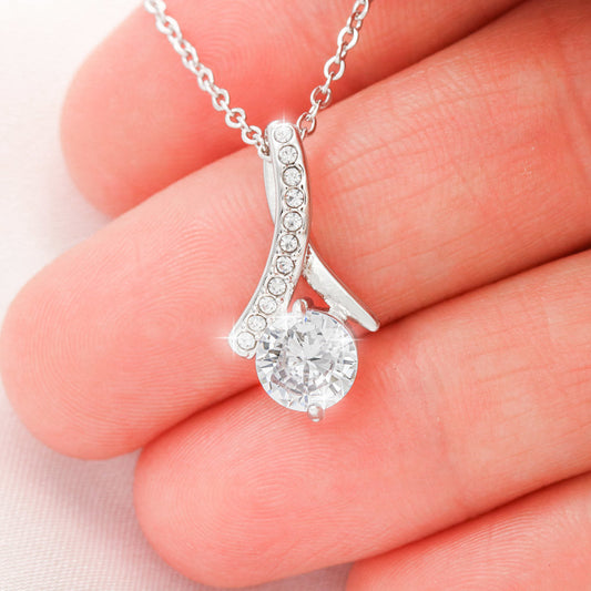 Collar "Amor Infinito" MIKORA – Regalo Personalizado para Esposa | Alluring Beauty (Acabado en Oro de 14q - 18q)