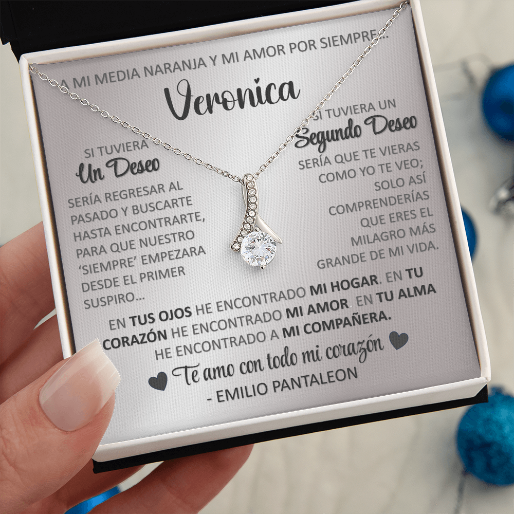 Collar MIKORA Aluring Beauty Edición: "El Milagro de Mi Vida" MIKORA – Joyería Romántica para Mi Media Naranja | Oro de 14K / 18K