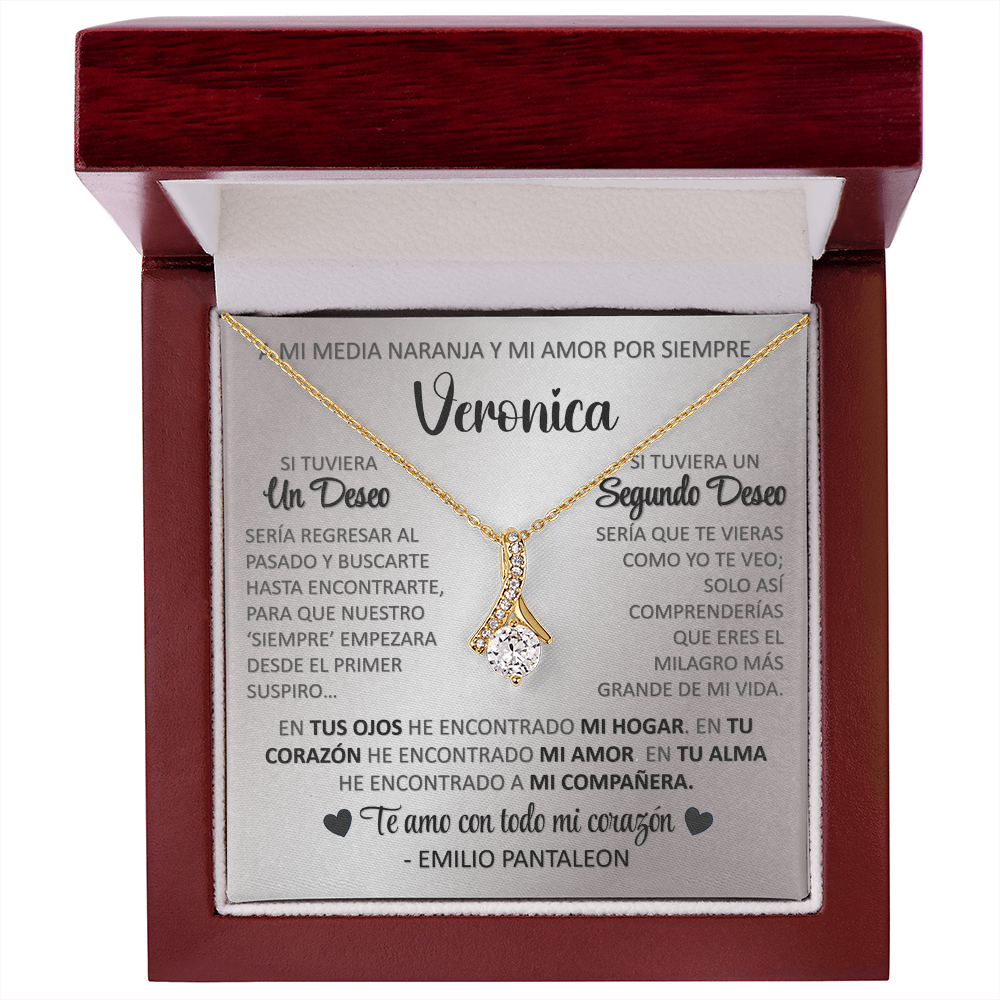 Collar MIKORA Aluring Beauty Edición: "El Milagro de Mi Vida" MIKORA – Joyería Romántica para Mi Media Naranja | Oro de 14K / 18K