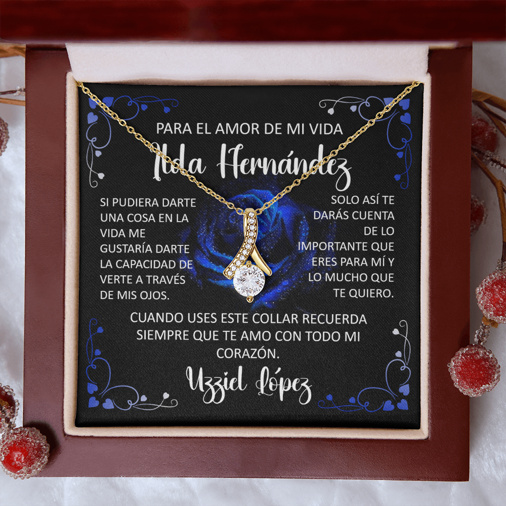 Collar Mikora Alluring Beauty Para El Amor De Mi Vida - Edición: "Si Pudiera Darte Una Cosa En La Vida"