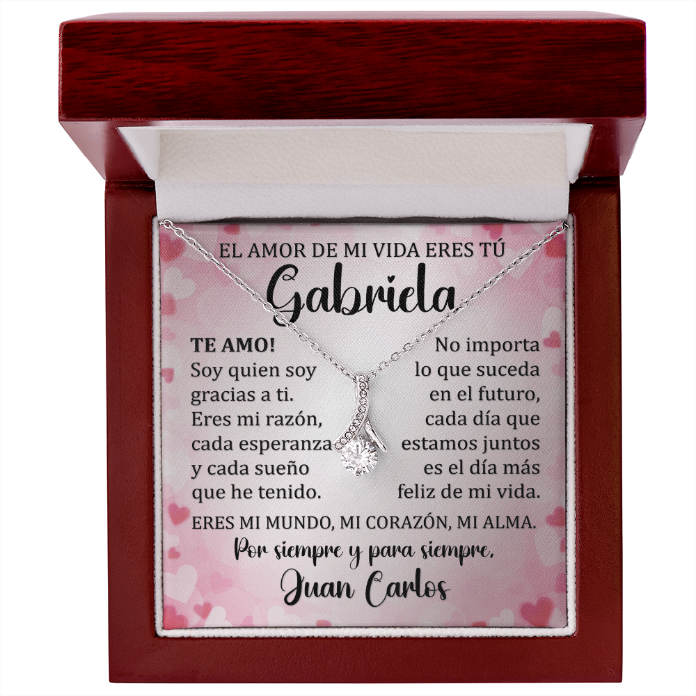 Collar Mikora Alluring Beauty Edición: "Mi Razón de Ser" – Joyería de Lujo con Mensaje de Devoción | Oro de 14K | 18K