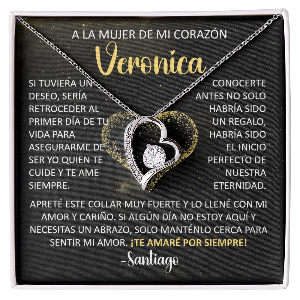MIKORA Collar Forever Love: "Desearía haberte conocido antes" (Acabado en Oro de 14q-18q)