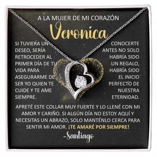 MIKORA Collar Forever Love: "Desearía haberte conocido antes" (Acabado en Oro de 14q-18q)