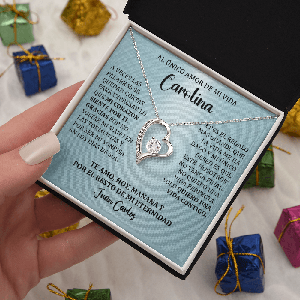 Collar Forever Love: Edición "Mi Destino Eres Tú" (Acabado en Oro de 14q-18q)