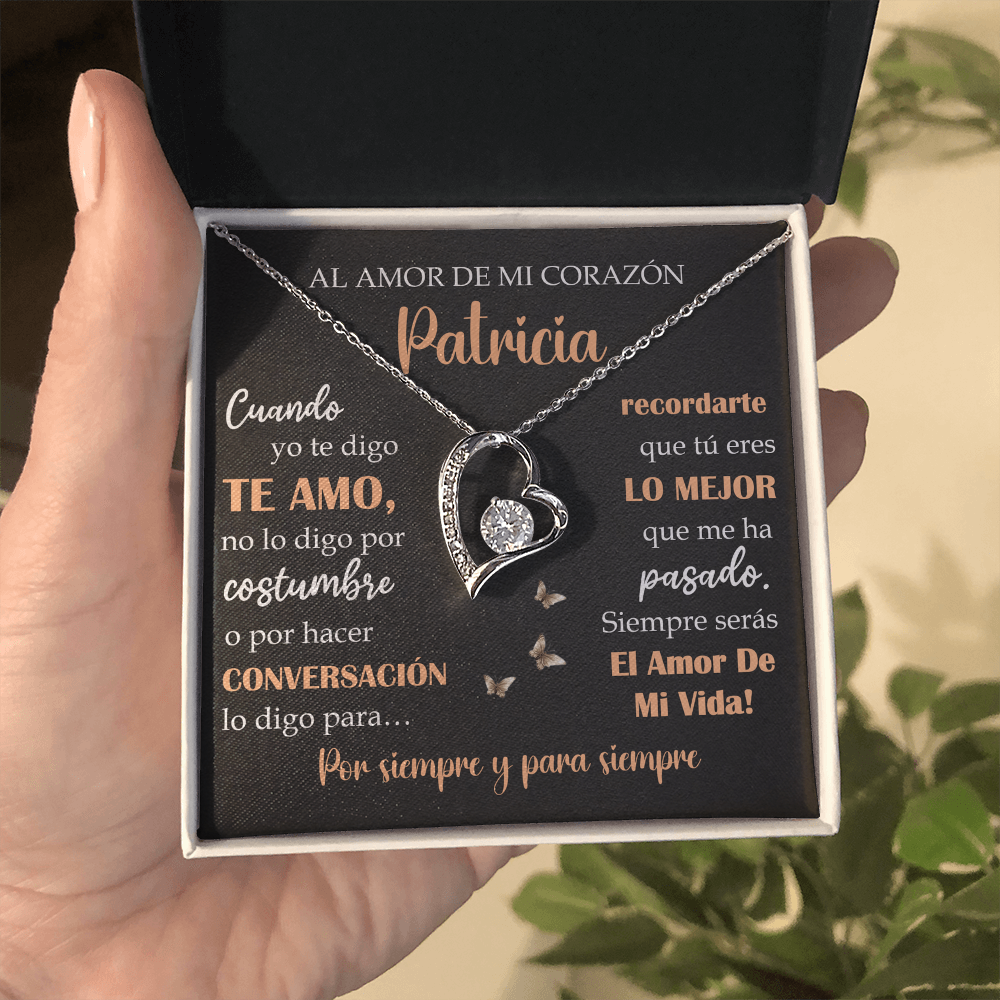 Collar Mikora Forever Love: "Cuando yo te digo te amo" (Acabado en Oro de 14q - 18q)