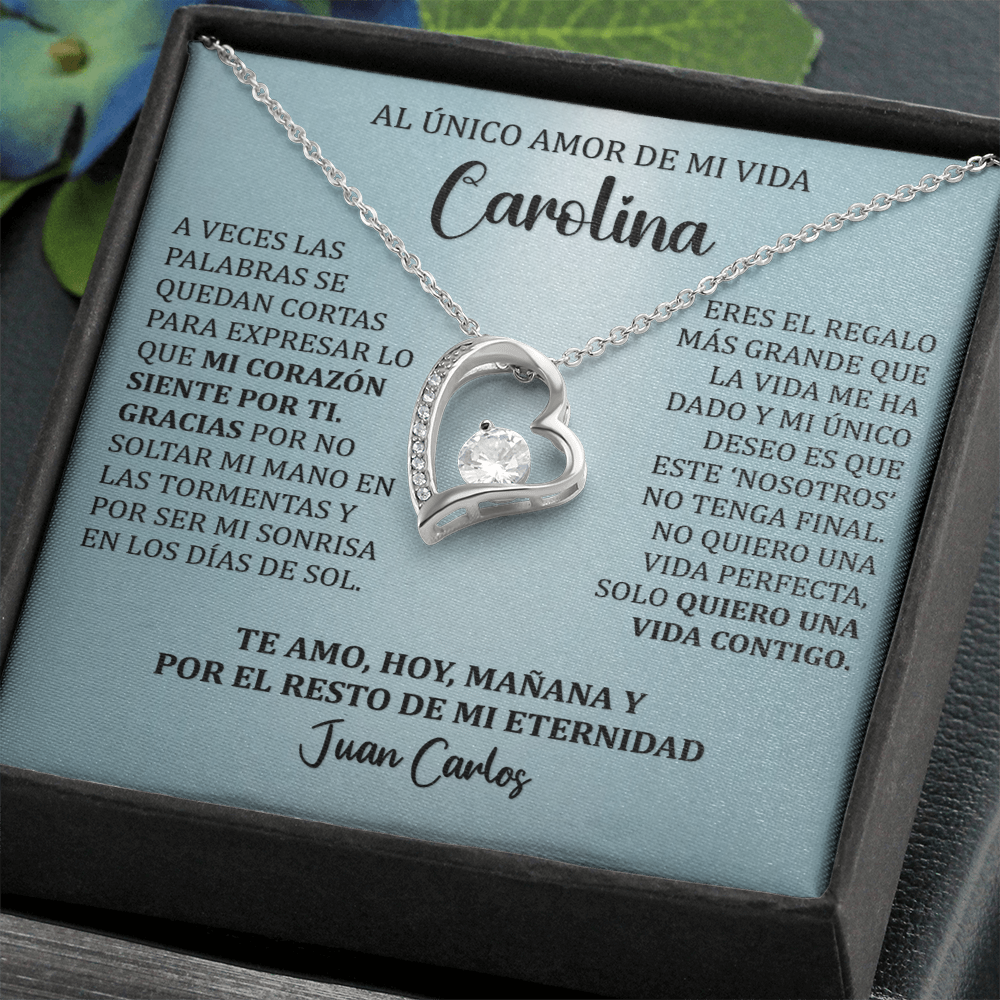Collar Forever Love: Edición "Mi Destino Eres Tú" (Acabado en Oro de 14q-18q)