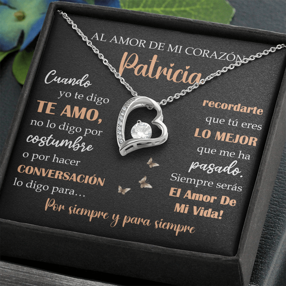 Collar Mikora Forever Love: "Cuando yo te digo te amo" (Acabado en Oro de 14q - 18q)