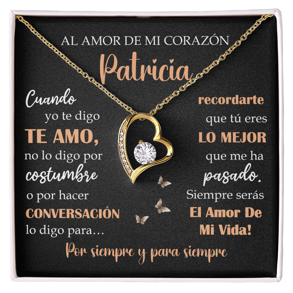Collar Mikora Forever Love: "Cuando yo te digo te amo" (Acabado en Oro de 14q - 18q)