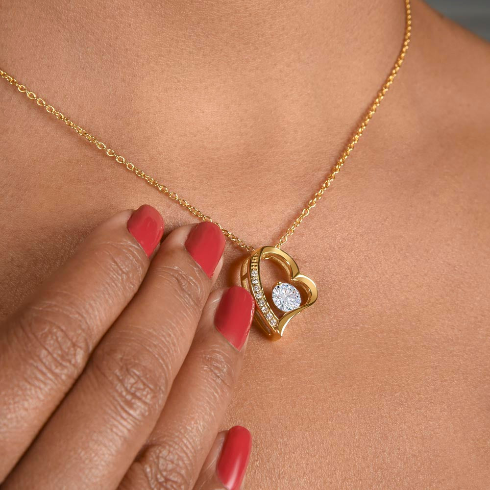 Collar Forever Love: "Nadie Te Amará Tanto Como Yo" (Acabado En Oro De 14Q - 18Q)