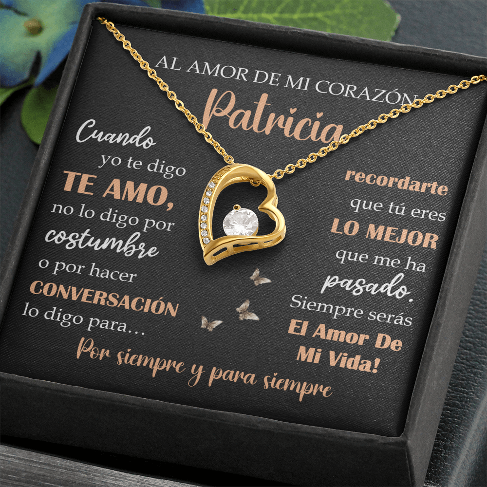 Collar Mikora Forever Love: "Cuando yo te digo te amo" (Acabado en Oro de 14q - 18q)