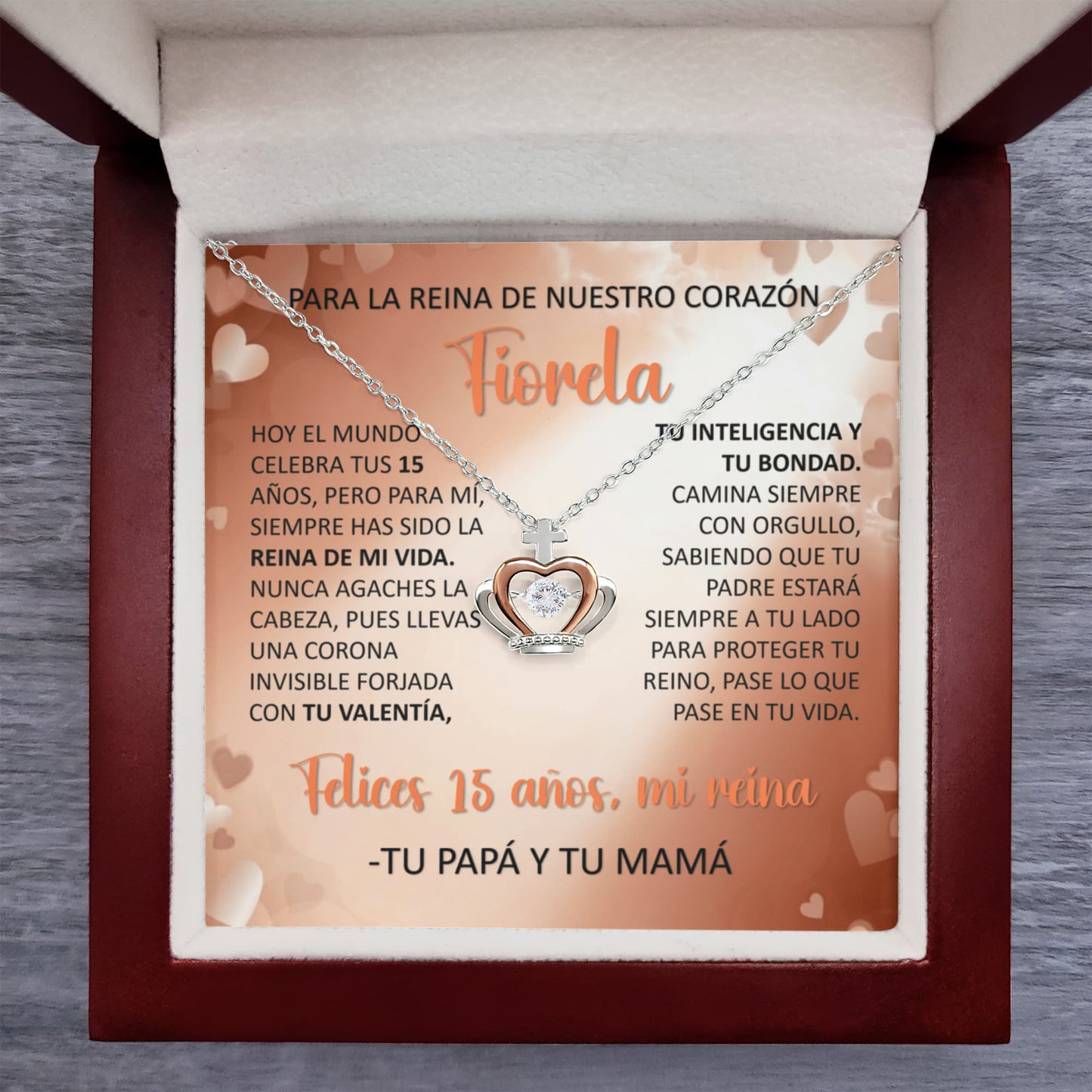 Regalo Collar MIKORA Para La Reina De Nuestro Corazón : Crown Pendant